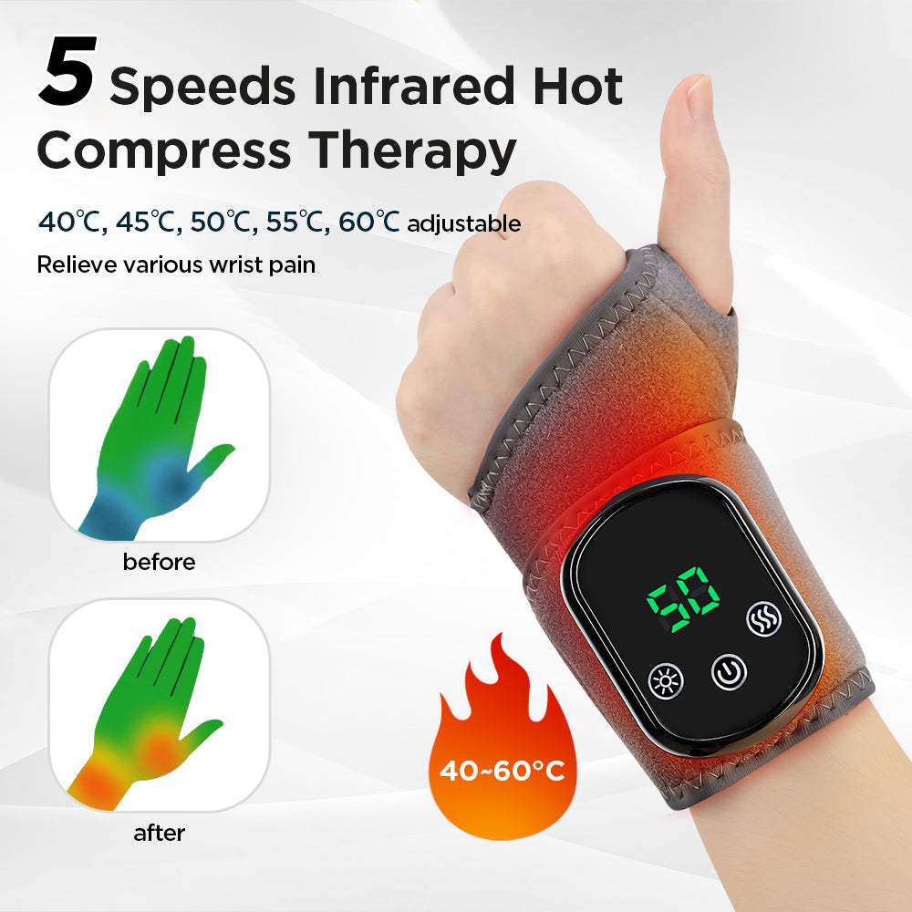 Wireless Heated Wristband - 5 Temperature Settings - Massage & Protection - Image 5