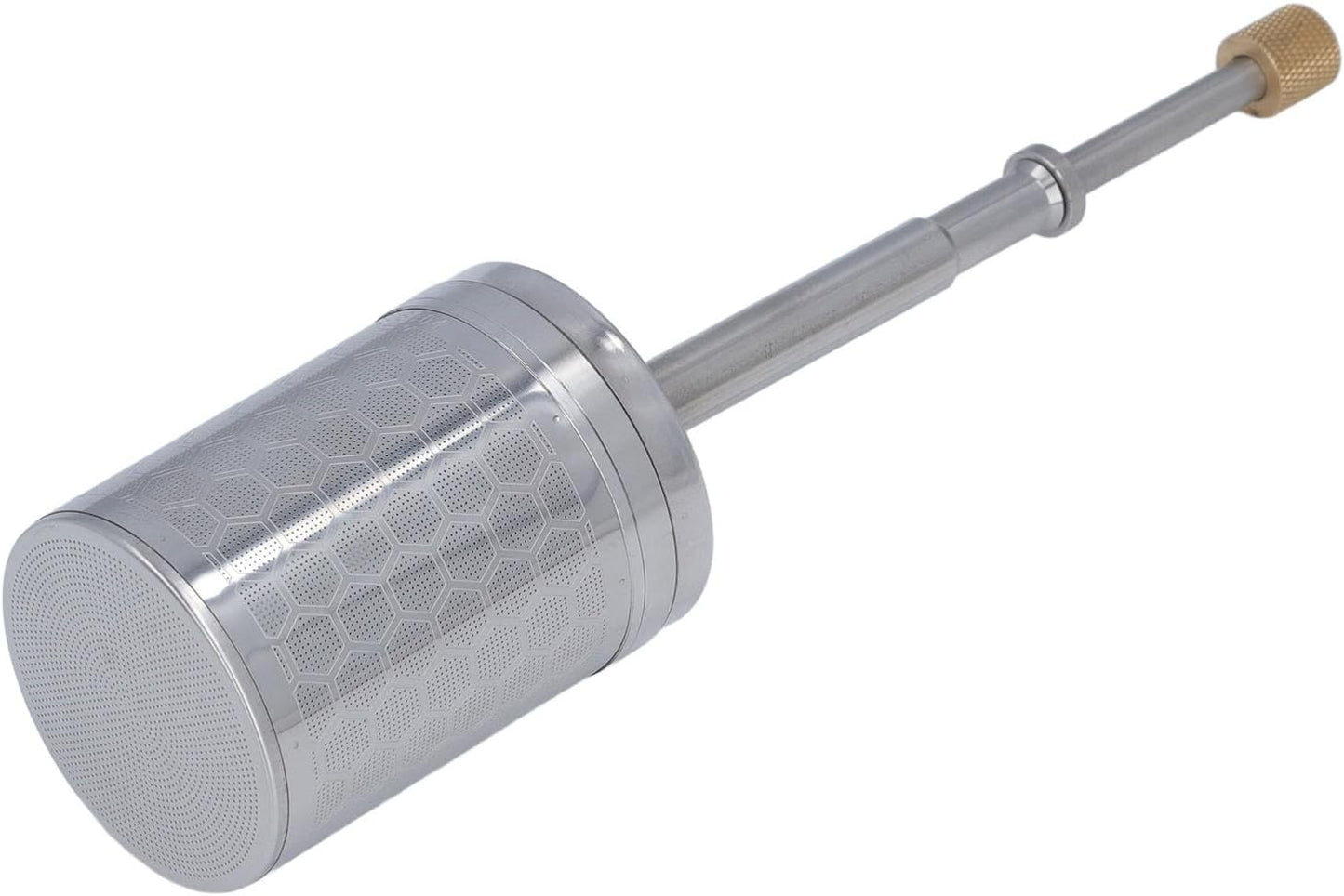 Coffee and Tea Maker, Stainless Steel Plunger Coffee Egg Maker, Spring-Driven Strainer Reusable Coffee Brewing Plunger Filter - Image 5