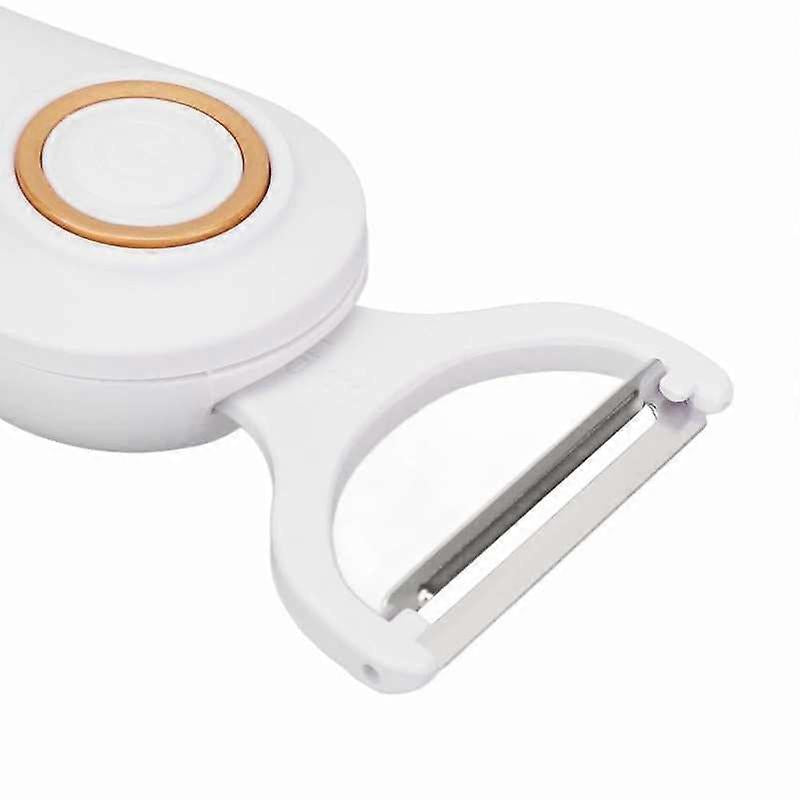 Electric Peeler, Portable USB Rechargeable Fruit and Vegetable Peeler with 3 Cutting Heads, Home Kitchen Tool - Image 5
