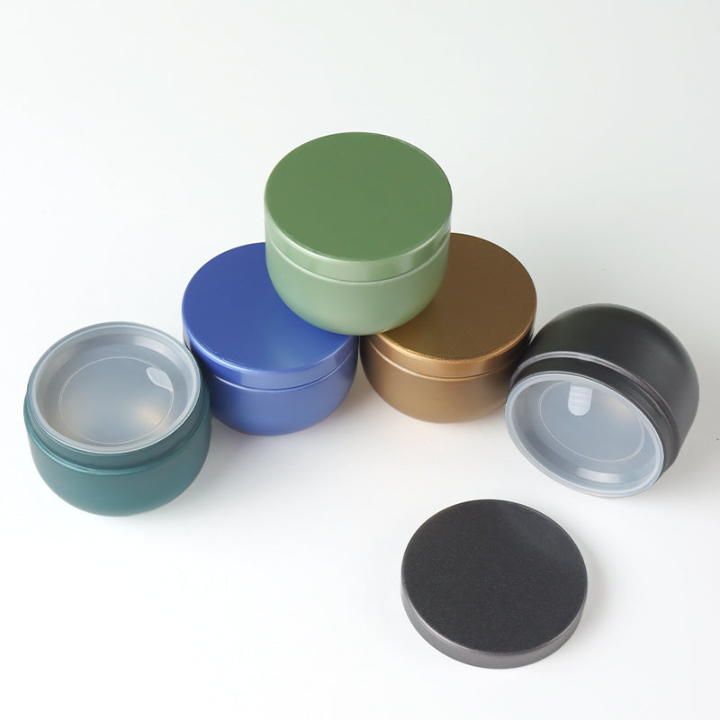 Tea Box - Portable Mini Tea Caddy, Large Tea Storage Container, Small Round Tin Coffee Caddy - Image 7