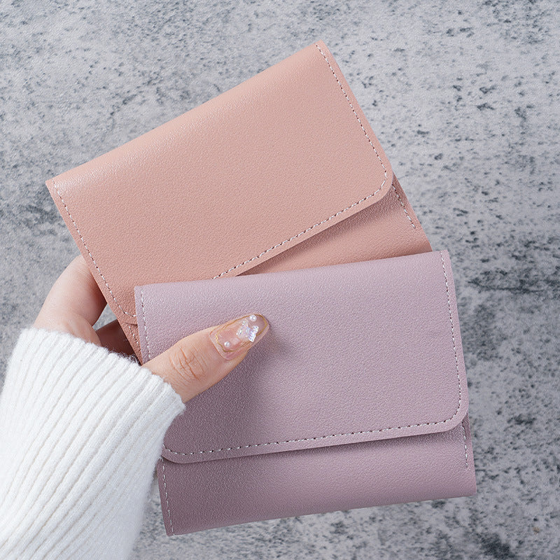Women's Wallet - Small Women's Wallet - Card Holder - Mini Wallet - Flap Wallet - Faux Leather - Compact Size - Coin Compartment - Gift for Women - Stylish Design - Travel - Convenient Size - PU Leather - 6 Colors - Pack of 6 - Image 8