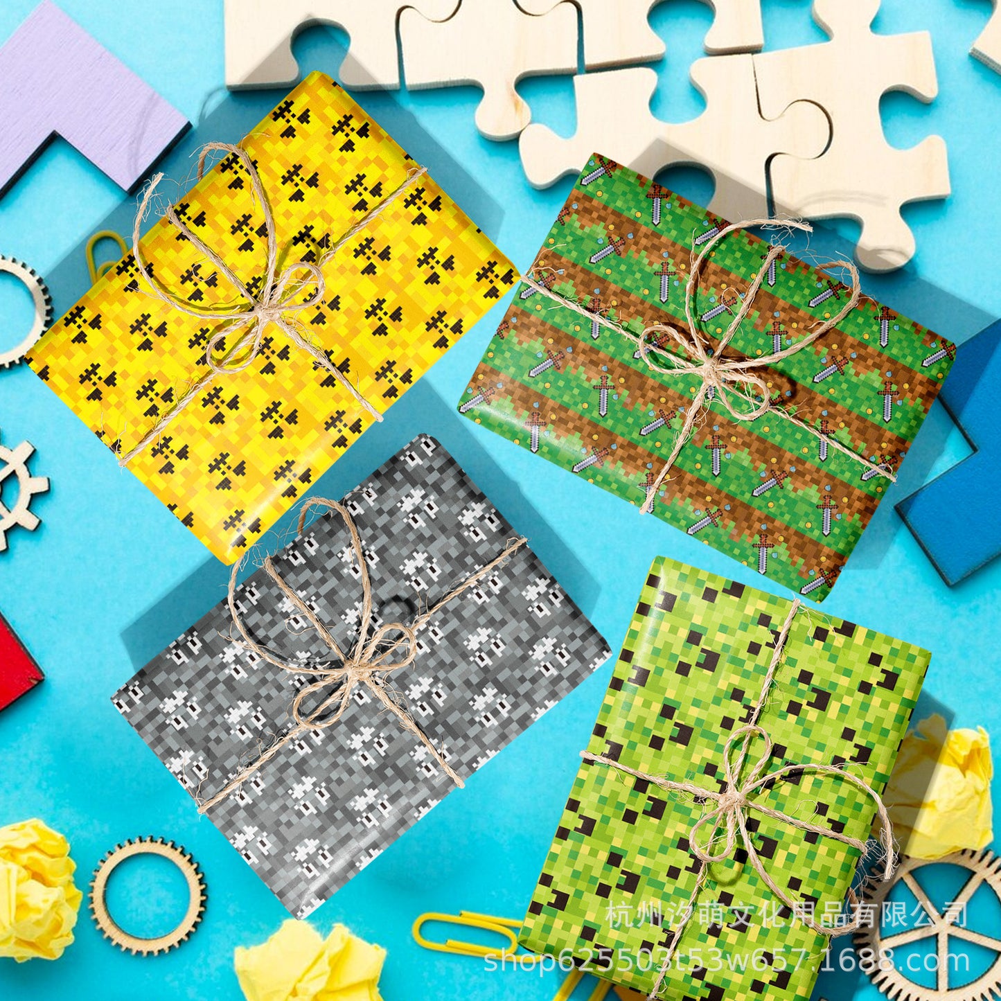 Decorative Wrapping Paper - 12-Pack for Gifts, Crafts & Home Decoration - Image 5