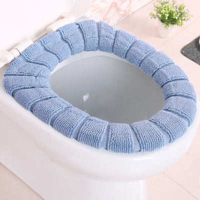 4-Piece Toilet Seat Cover Set - Soft, Warm & Non-Slip Bathroom Accessories - Image 5