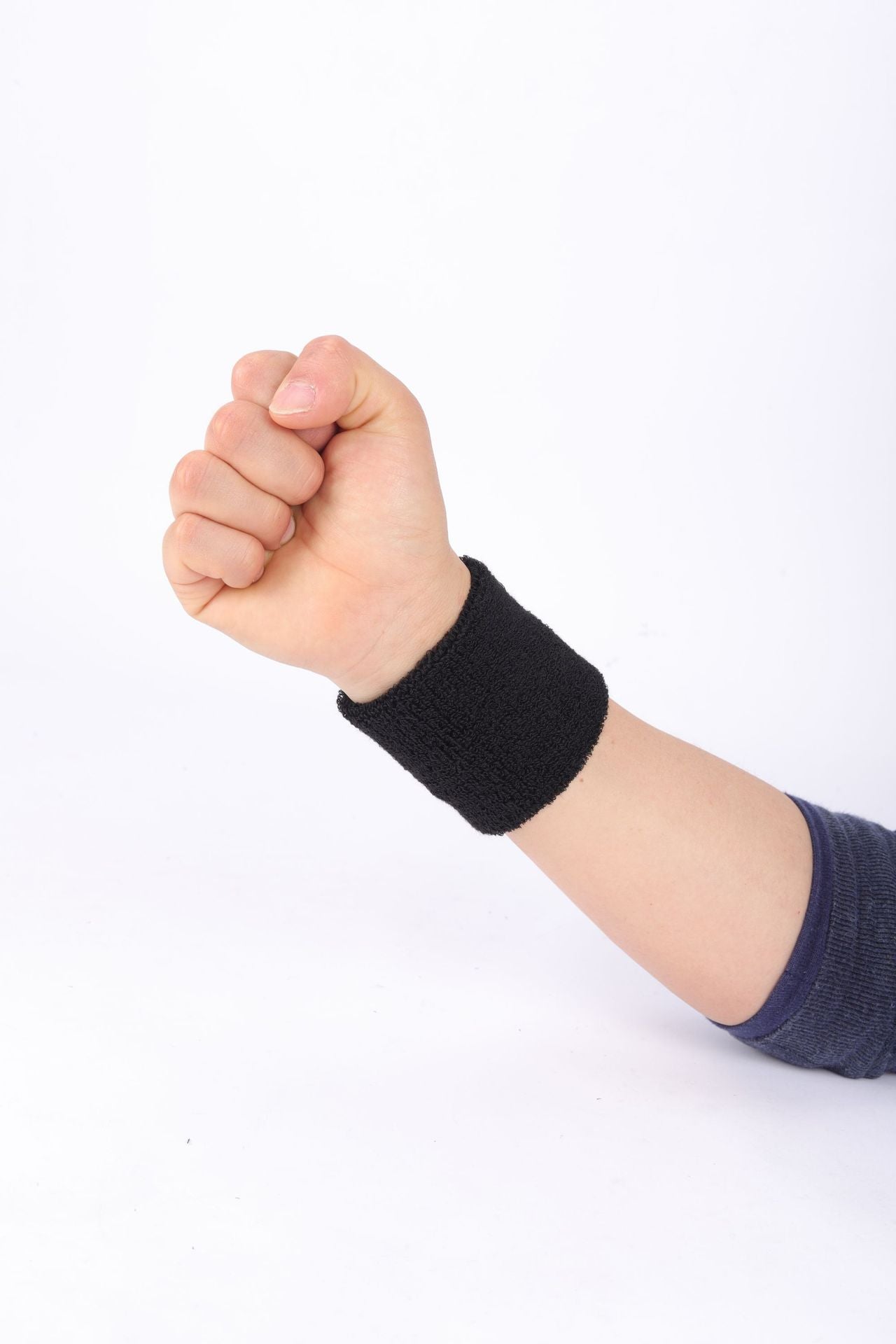 6pcs sports wrist guards, sweat-absorbing towel wrist guards, basketball fitness wrist guards, anti-sprain wrist guards (black) - Image 3