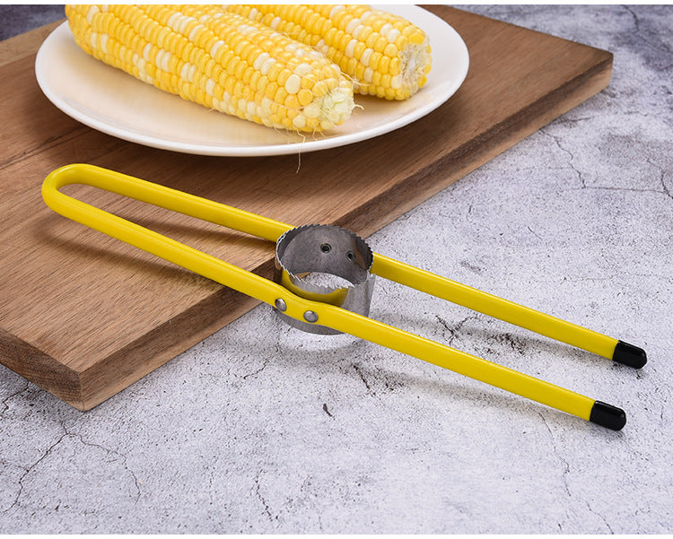 1 pc Household stainless steel peeler, plane knife, threshing and stripping device, creative kitchen tools (yellow) - Image 4