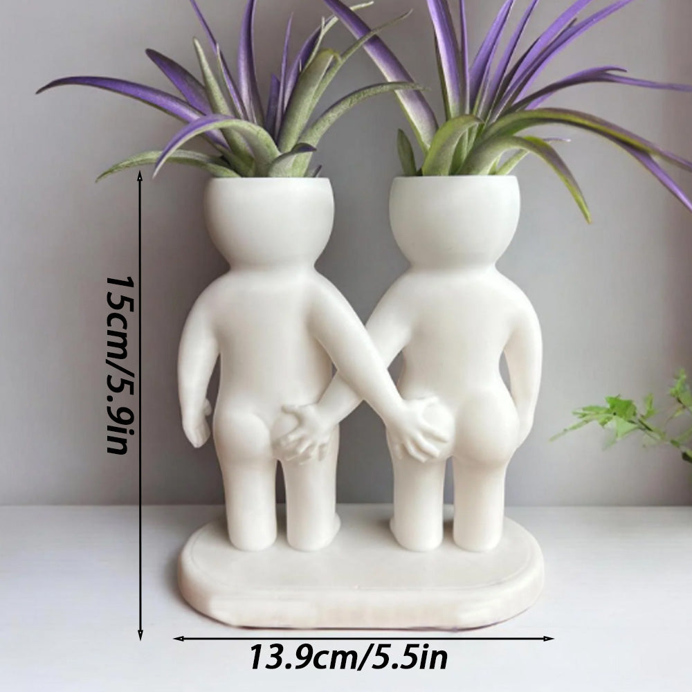 Funny Couple Air Plant Holder - Cheeky Anniversary Gift - Image 5