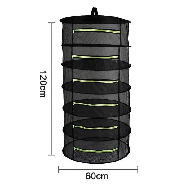 Drying Net, Foldable Mesh Hydroponic Drying Rack Drying Net for Herbs - Image 4
