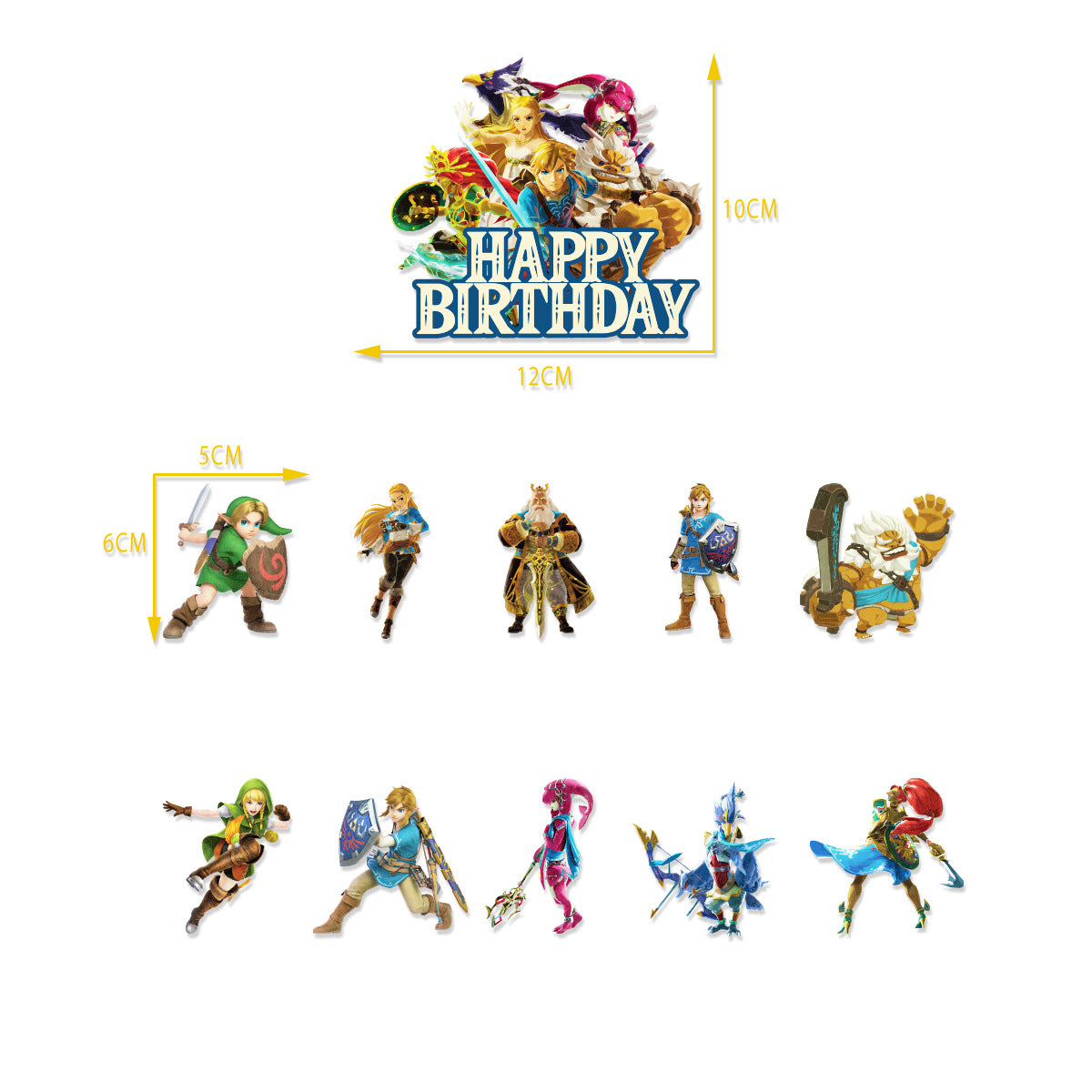 The Legend of Zelda Party Decorations: Complete set for a Hyrule-themed birthday party! Package 1 18Pcs Balloons Set Package 1 18Pcs Balloons Set - Image 5