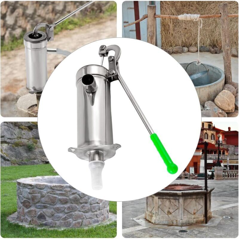 Stainless steel hand water pump - Hand pump - Manual water pump for groundwater up to 10 m depth - Image 5
