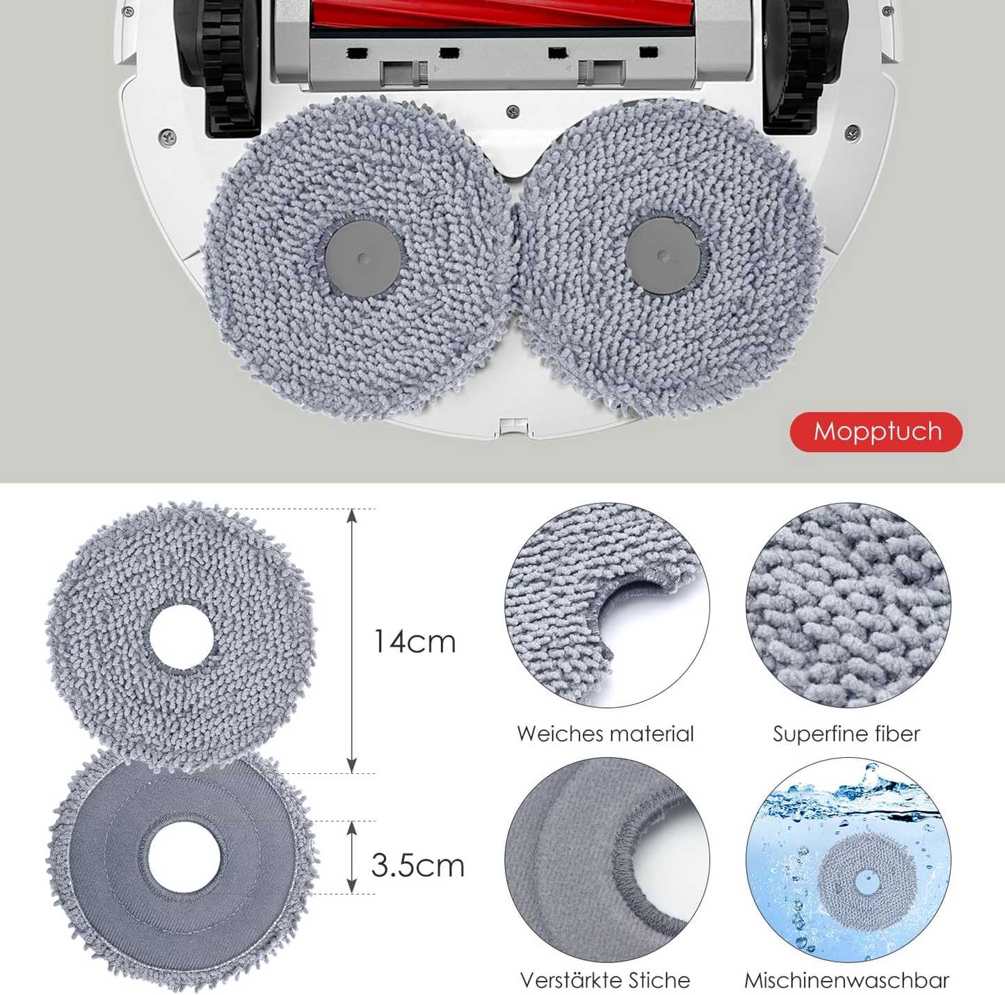 INF Roborock Qrevo S/Qrevo Pro/Qrevo MaxV Robot Vacuum Cleaner Accessories - Image 6