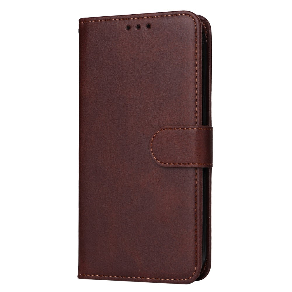 SKALO Samsung A55 5G PU Leather Wallet Case - Multiple Colors Brown Brown Brown - Image 9