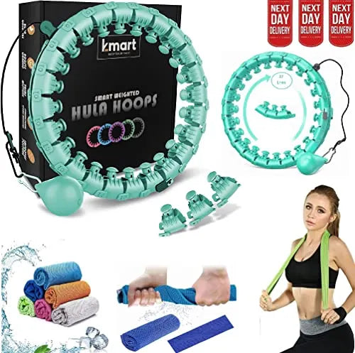 MKK Smart Weighted Hula Hoop - Adjustable Fitness Hula Hoop
