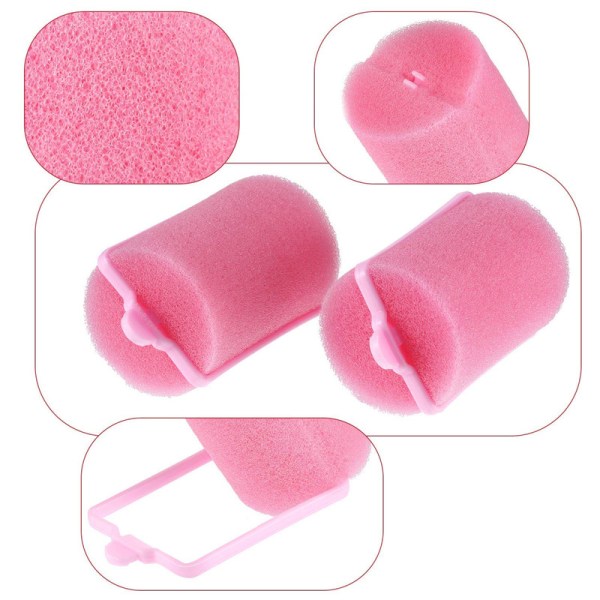 24 Sponge Hair Rollers, Large Hair Rollers for Styling with Soft Foam 2.5 cm 2.5cm - Image 5