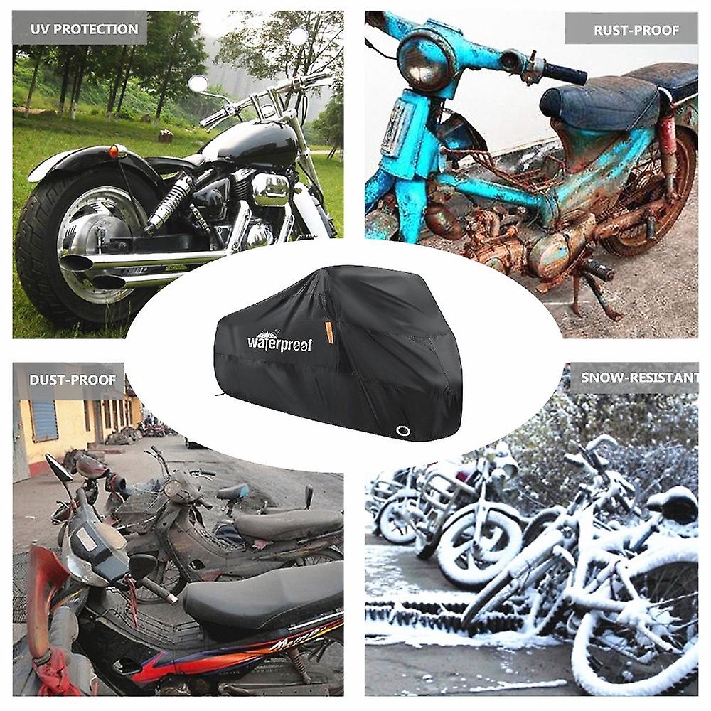 Bicycle Cover Outdoor Waterproof Bicycle Cover with Lock Hole - Image 3