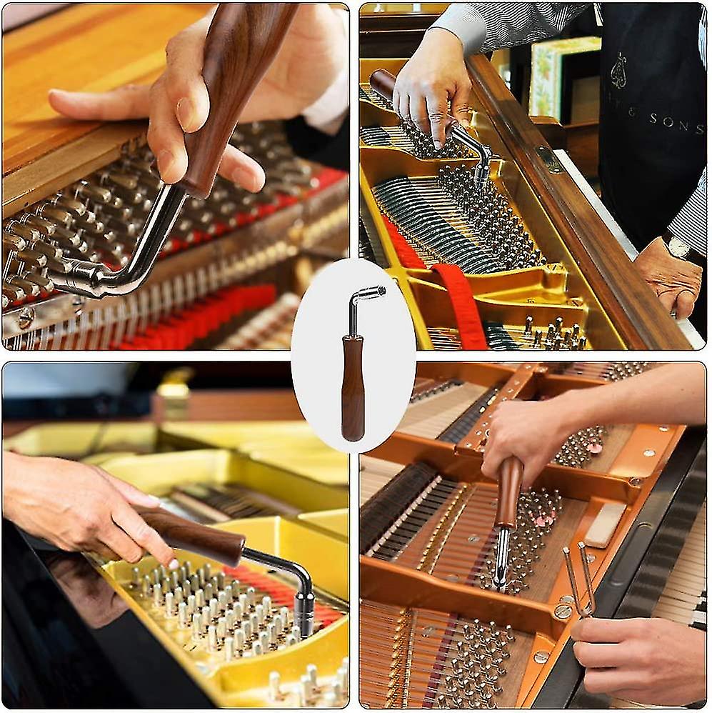 Piano Tuning Kits, Professional 8-Piece Piano Tuning Tools - Image 3