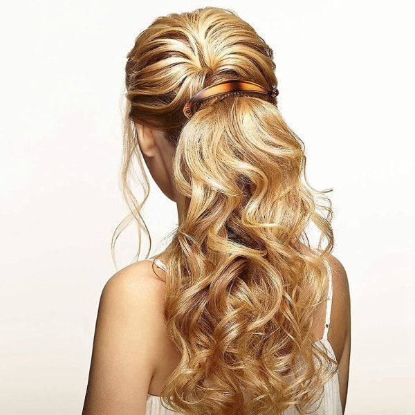 Classic Banana Clip Hair Clip Ponytail Holder for Girls with Braided Style - Image 3