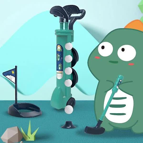 Set Kids Golf Toys Play Set with Golf Club 4 Balls Flag Practice Hole Putter Parent-Child Interaction Indoor Outdoor Golf Sports Toy Pi... - Image 4