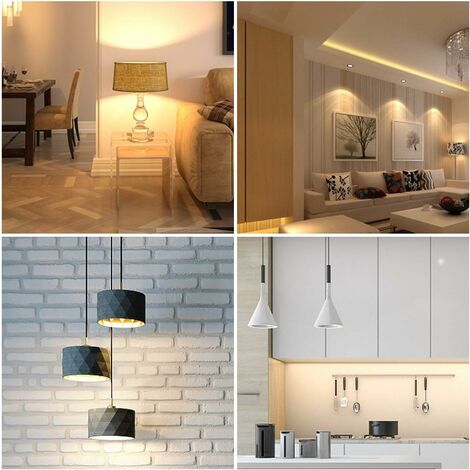 GY6.35 LED bulb, LED G6.35 12V, 7W halogen bulb equivalent to 50W, warm white 3000K, 360° beam angle, for cabinet lighting, non-dimmable (2_MGF - Image 5