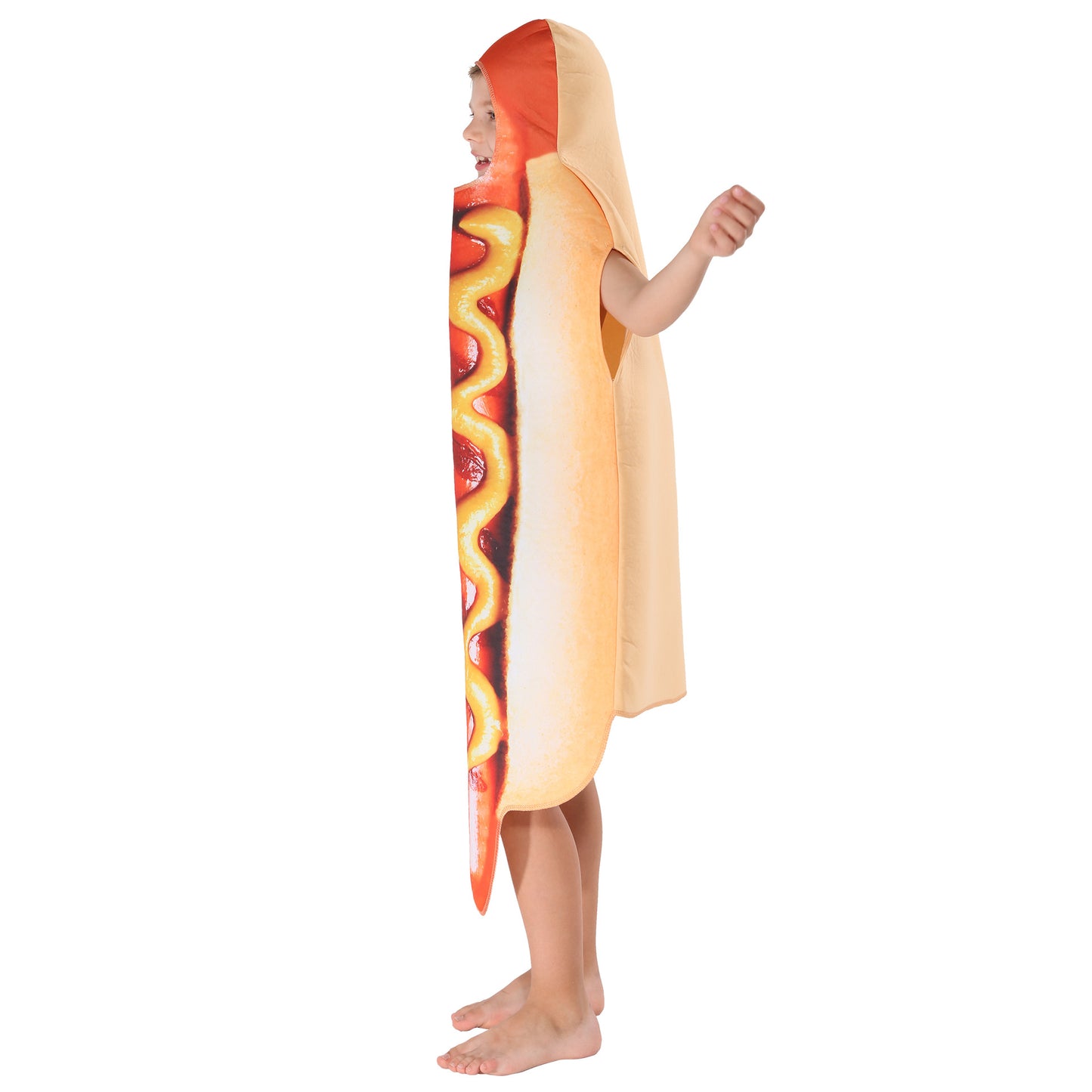 3D Color Printing Children Sausage Costume Jumpsuit Food Scene Cosp_yux - Image 5