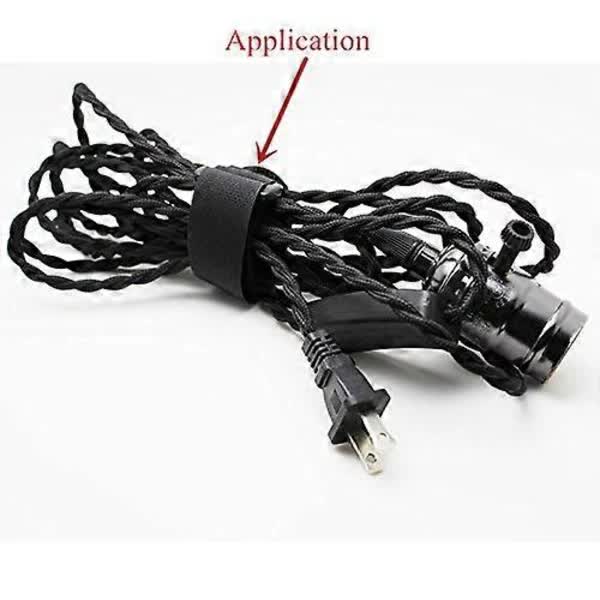 /NN/ 16-pack High Quality Nylon Cable Ties with Velcro, 30 cm x 2.5 cm, Black - Image 2