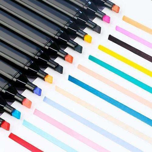 80-pack - Marker Pens with Case - Double-sided - Pens Multicolor multicolor - Image 7