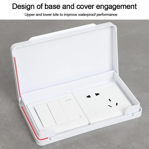 Switch Protective Cover Socket Waterproof Box TRANSPARENT transparent - Image 5