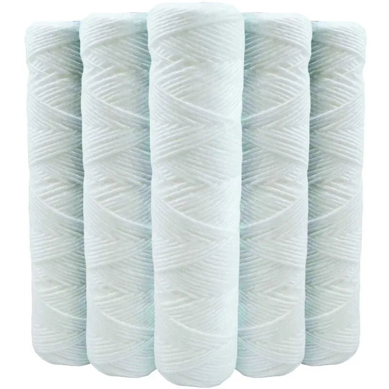 5-Pack 9 3/4 Inch Anti-Sediment Water Filter Cartridges - 20 Micron Compatible with 10 Inch Filter_MGF