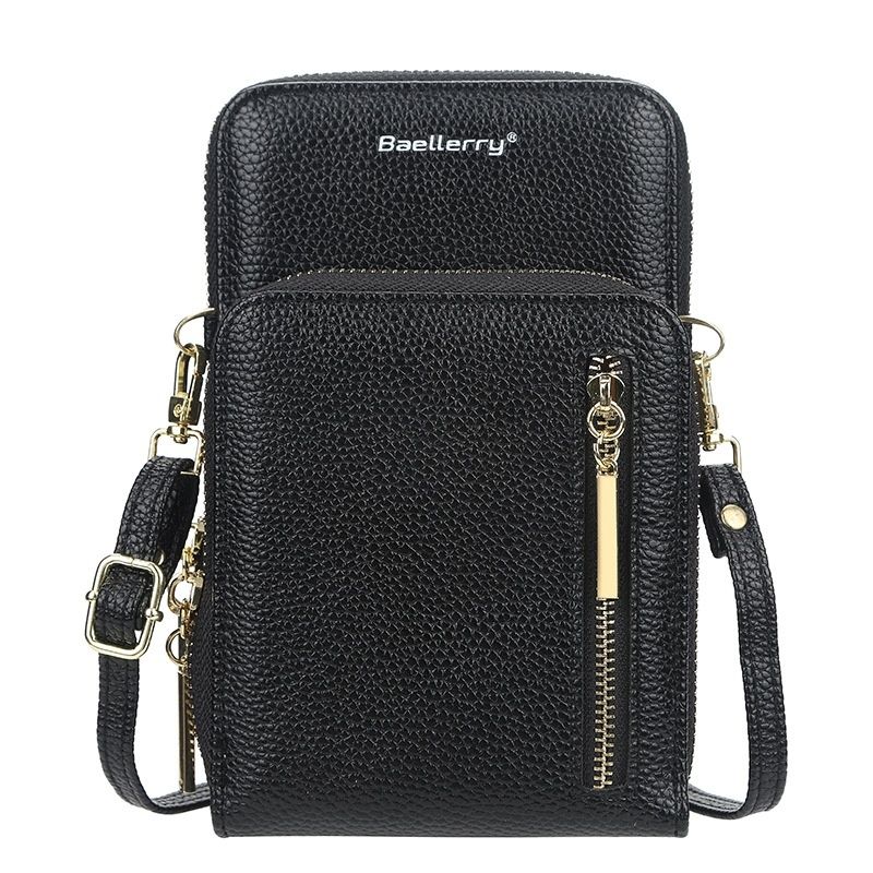 Shoulder bag mobile phone bag with shoulder strap for mobile phone blue A blue A - Image 6