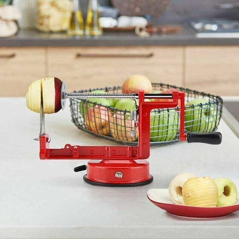 Spiral Cutter Potato Chips Cutter Stainless Steel Potato Peeler Fruit Corer Stir Slicer Cutter, Potato Chips Machine, Tornado Chips - Image 4