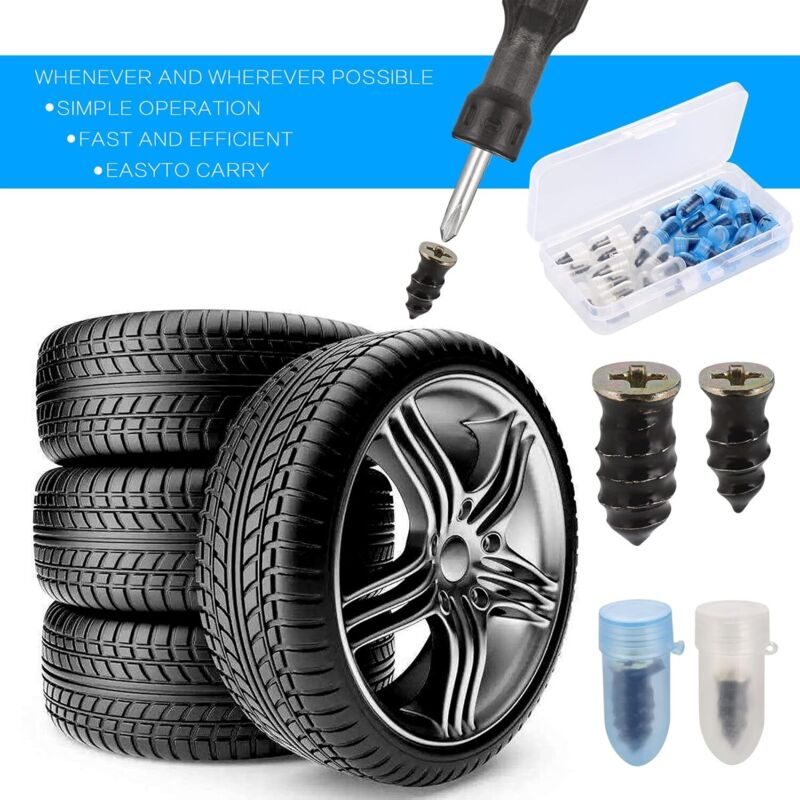 30pcs Rubber Nails for Car Motorcycle Tire Repair with Screwdriver Compatible with Cars Motorcycles 15 Small 15 Large - Image 4