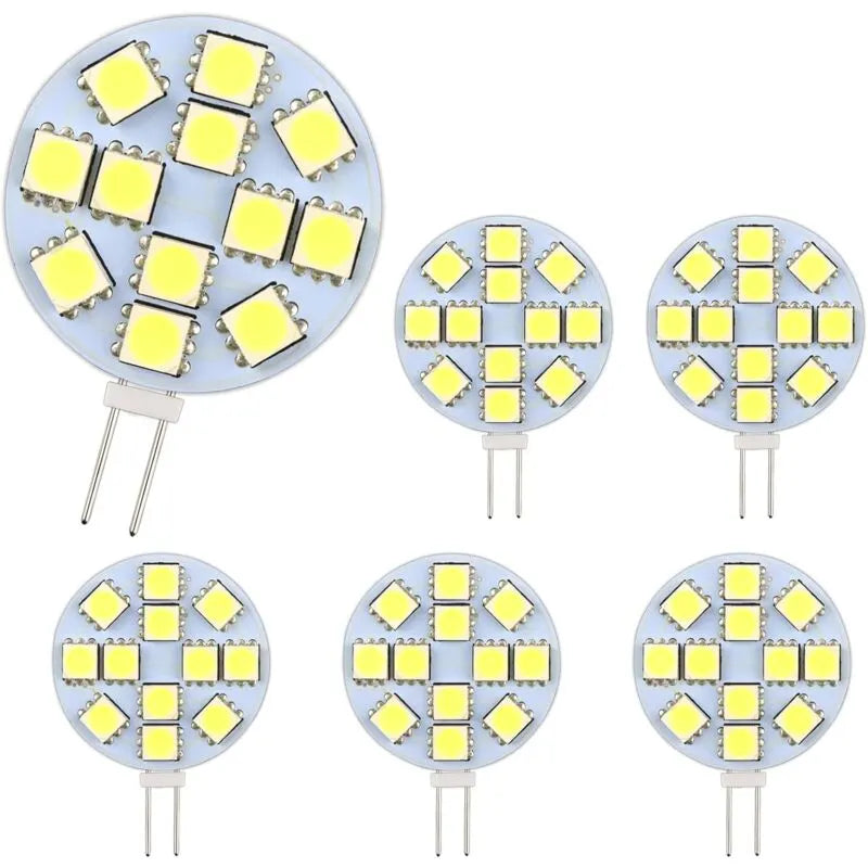 G4 LED bulb cool white 6000k non-dimmable 6-pack