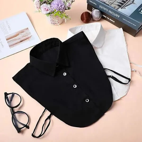 pcs Detachable collars, black and white - Image 2