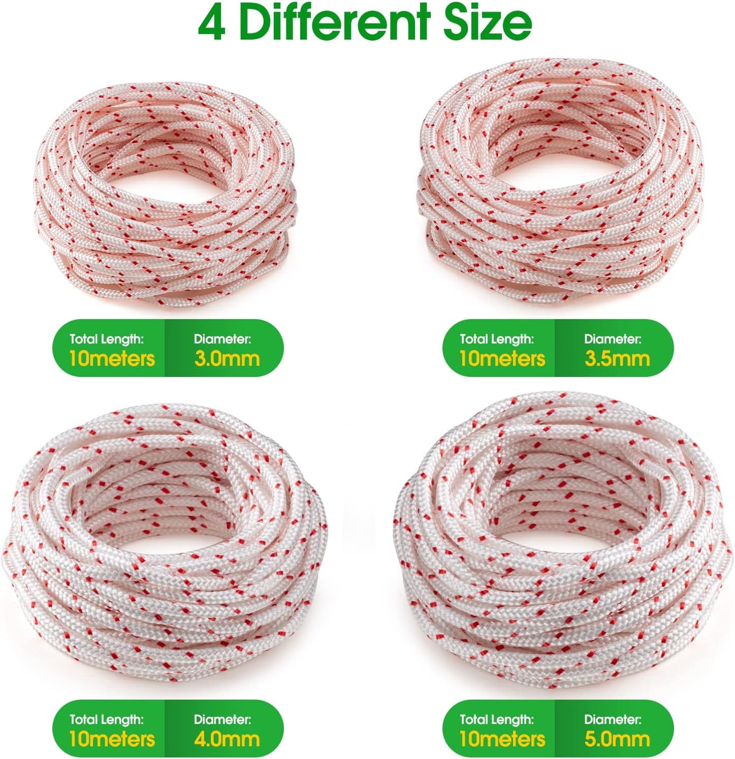 10 meter replacement starter cord for Husqvarna STIHL Craftsman 3.5 mm - Image 4