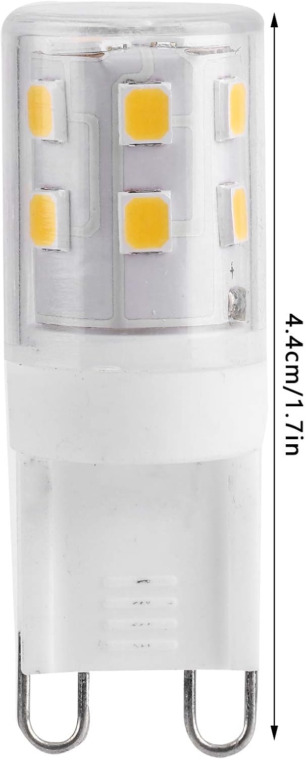 10pcs G9 2W 16LED Mini LED Bulbs, Ceramic Base, Eye Protection, Dimmable Design, Energy Saving Equivalent to 30 Watt Halogen - Image 9