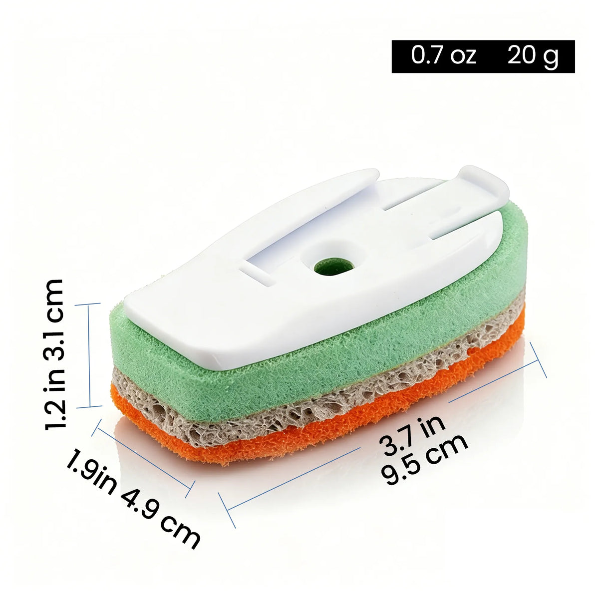 Gourmet Easy Dishwand Sponge Refills for Soap Dispenser, Non-Scratch, 6Pack - Image 6
