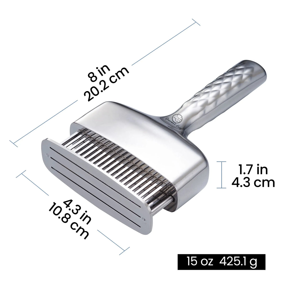 Gourmet Easy Meat Tenderizer Tool, Ultra Sharp Stainless Steel Needle Blades, Non-slip Long Handle - Image 7