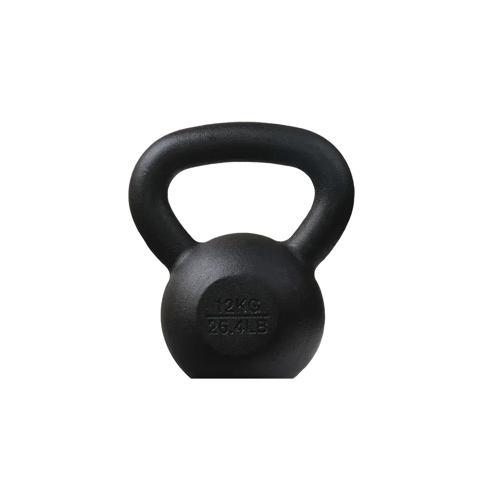 12kg Classic Cast Iron Powder Coated Kettlebell