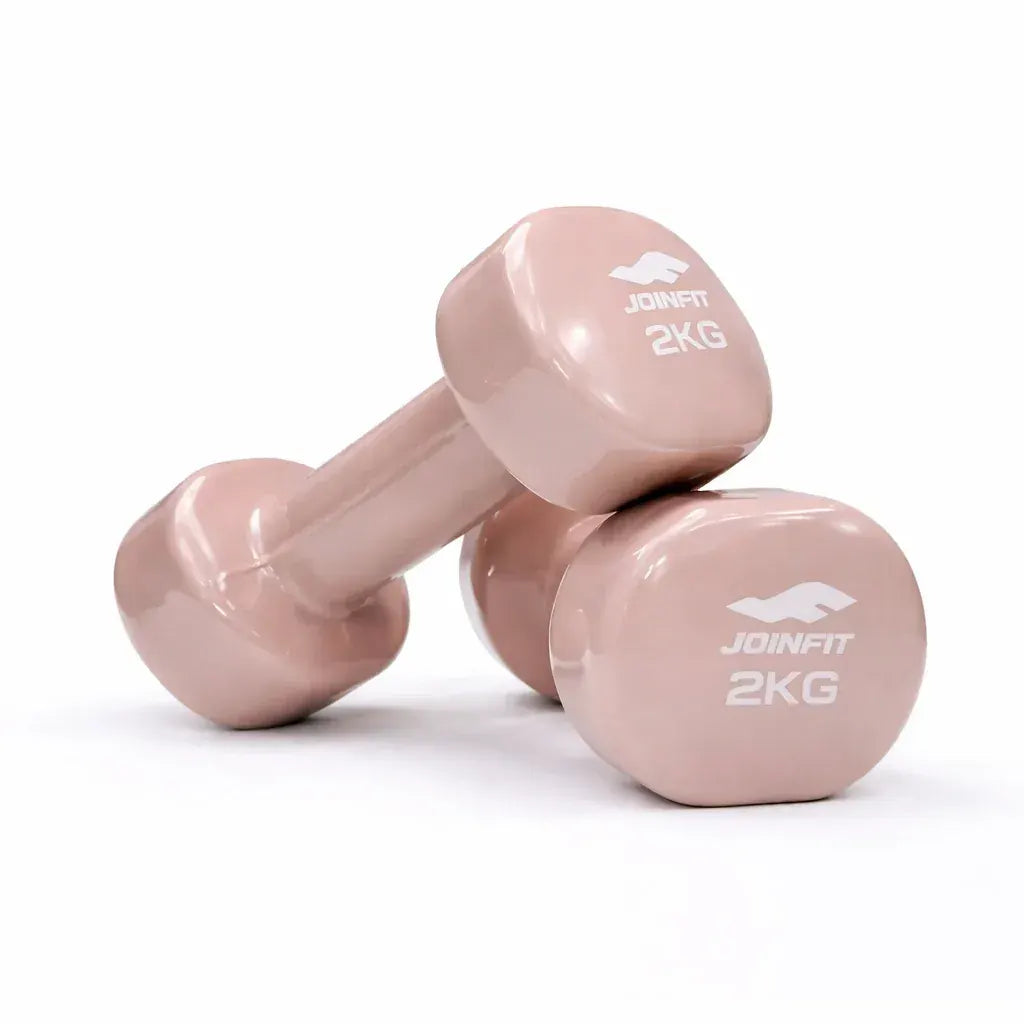 Pair of 2kg Vinyl Coated Dumbbell