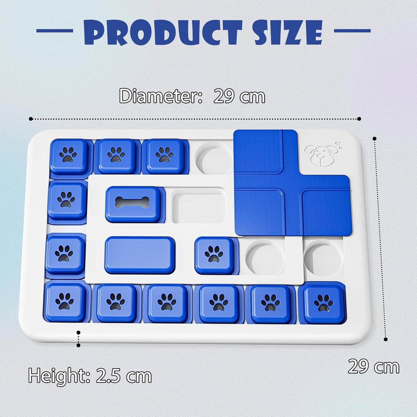 CARLA HOME Interactive Dog Puzzle Toy Slow Feeder Treat Dispenser for Dogs & Cats - Image 9