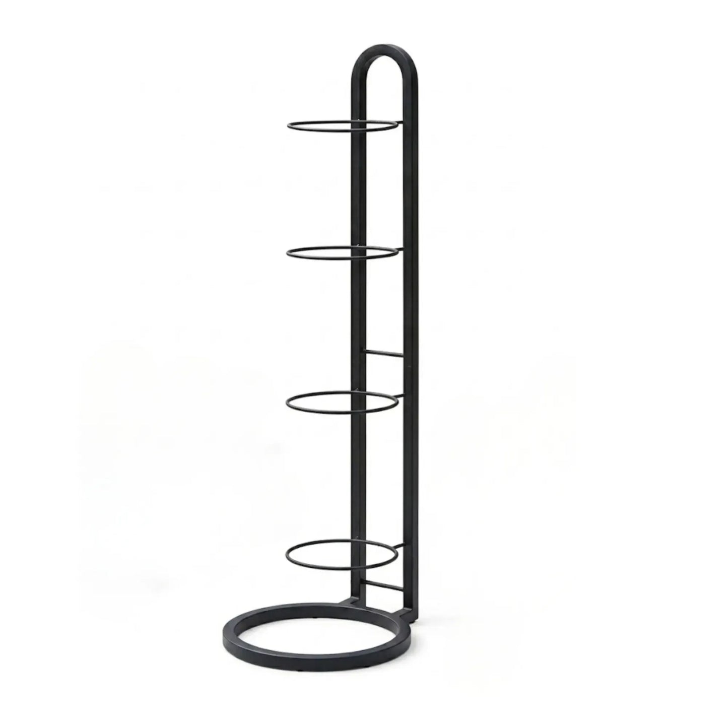 CARLA HOME 4 Tier Ball Storage Rack - Vertical Metal Stand - Black - Basketball Hoop - Image 9