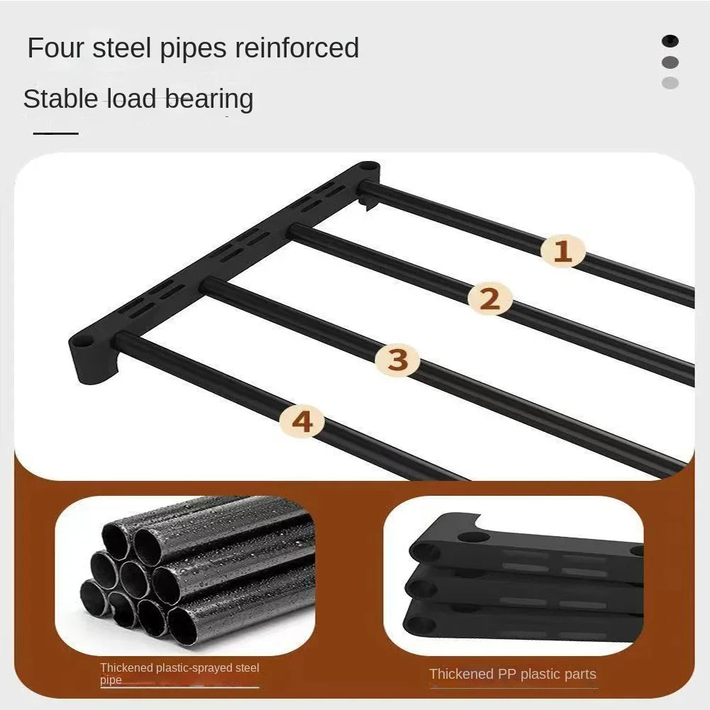 6-Layer Multi-Function Shoe Rack Space Saver - Image 3