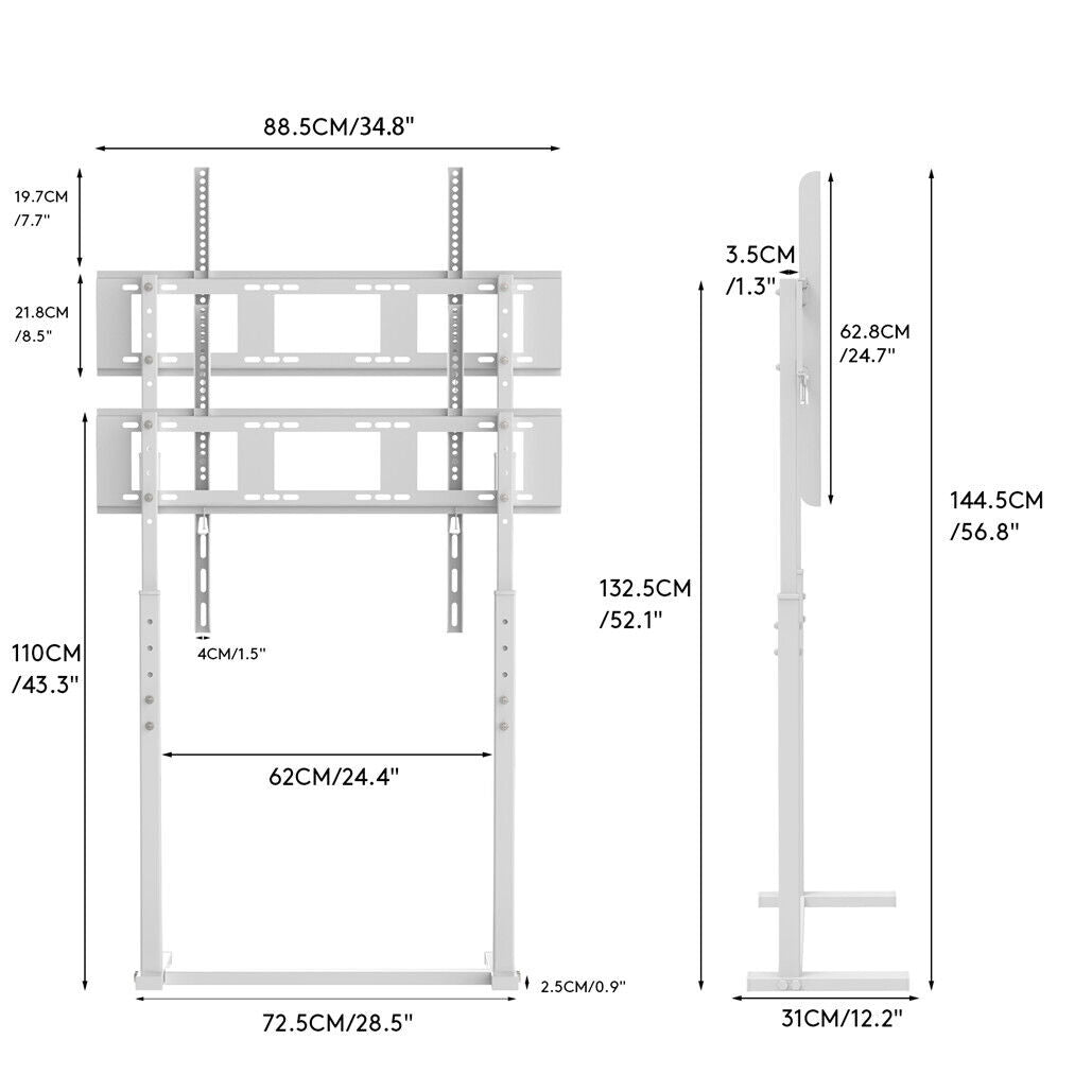Universal TV Stand Base for 32-100 Adjustable Floor Mount - Image 2