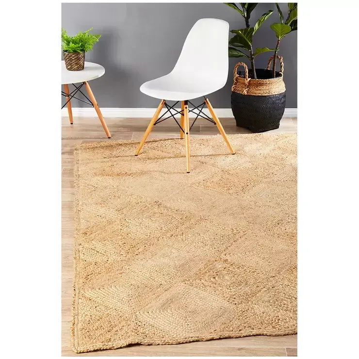 Natural Jute Rug 220 x 150cm for Living Room - Image 7