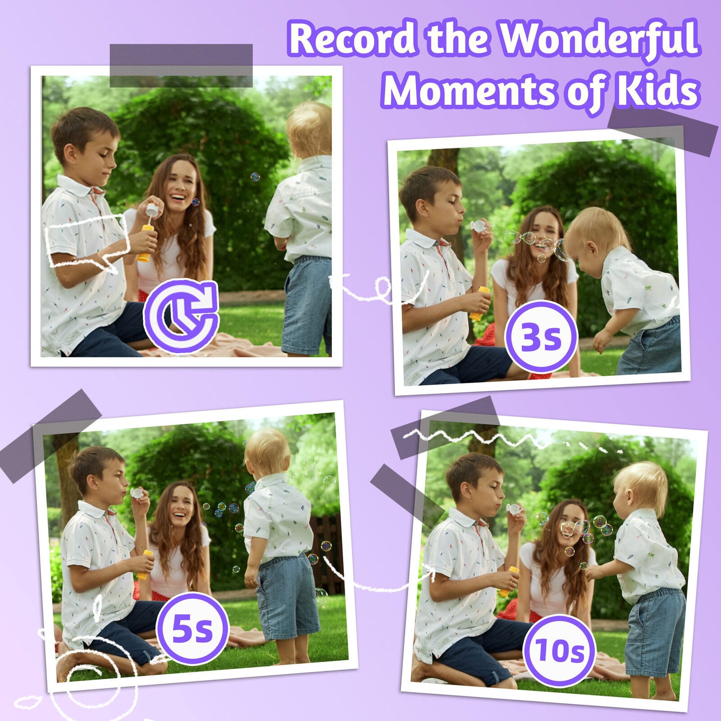 Kids 48MP Instant Print Camera with Dual Lens and 1080P HD Video - Image 9
