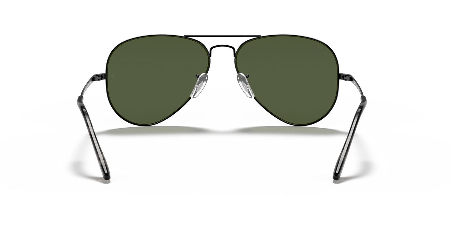 Aviator Metal II in Black and Green Sunglasses - Image 4