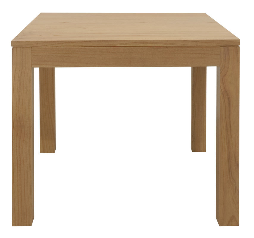 Amsterdam Solid Mindi Timber Dining Table 90 x 90 cm (Natural) - Image 2