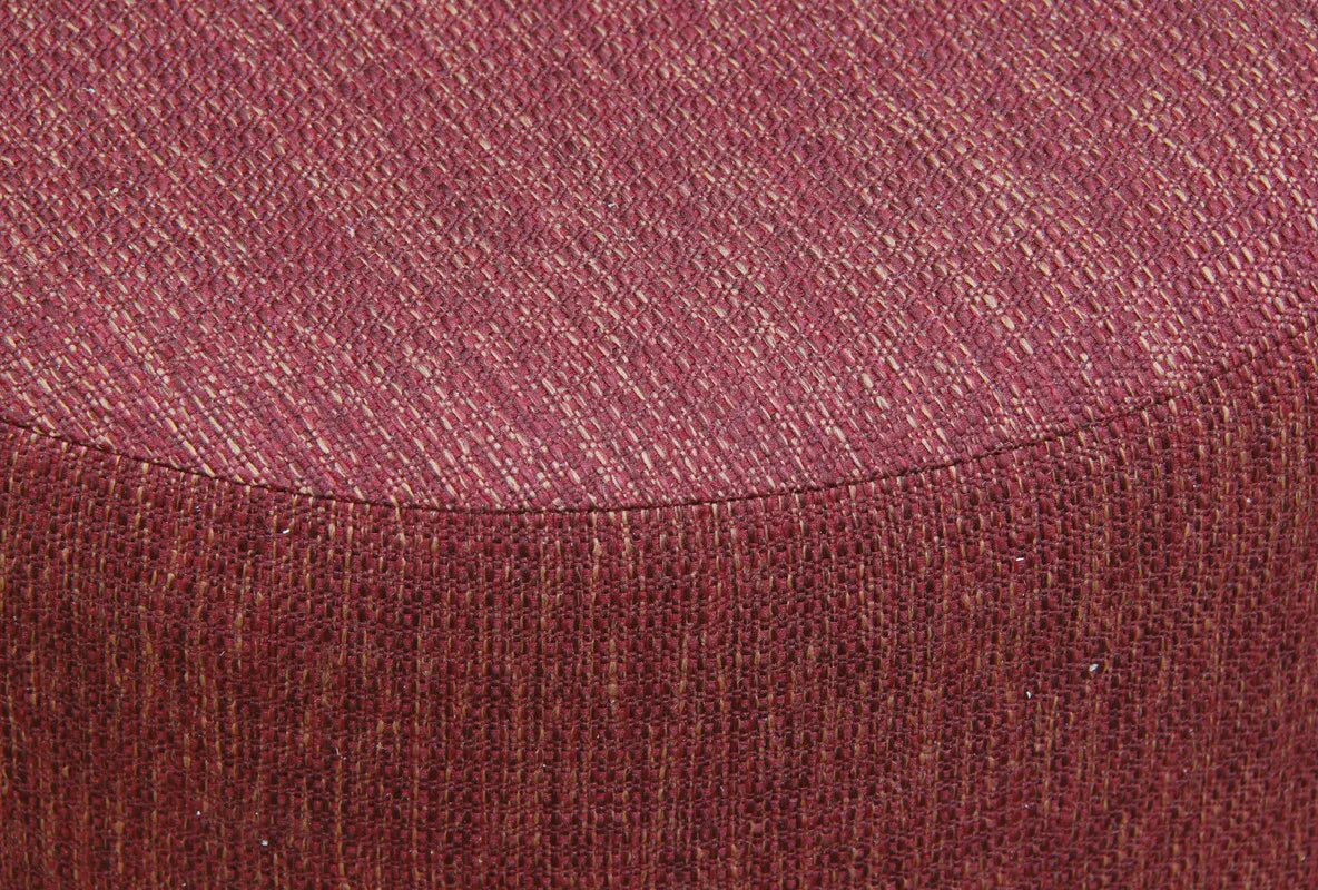 Manhattan Round Ottoman (Cherry Red) - Image 2