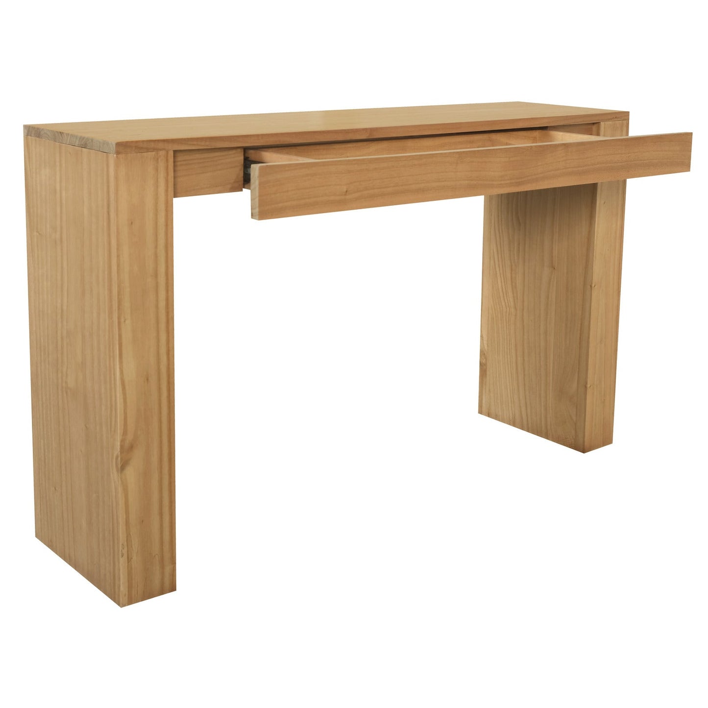 Hudson Solid Mindi Console Table (Natural) - Image 3