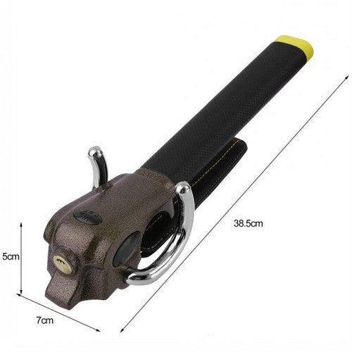 Car Steering Wheel Anti-theft Lock Foldable Anti-theft Security Car T-Lock - Image 7