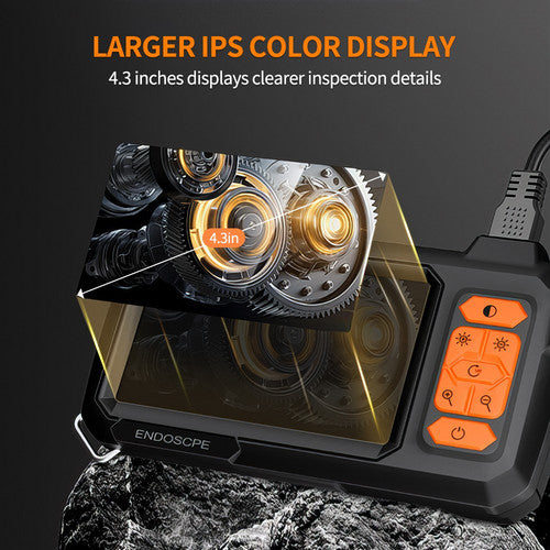 10M 8mm Lens Industrial Endoscope 1080P Digital Borescope Inspection Camera LED Lamp - Image 9